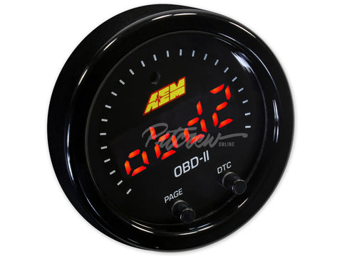 AEM X-Series OBD2 Digital Datastream Gauge - 30-0311