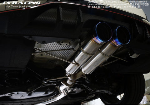 J'S RACING Civic Type R FK8 SUS Exhaust Dual 70RS Street Legal