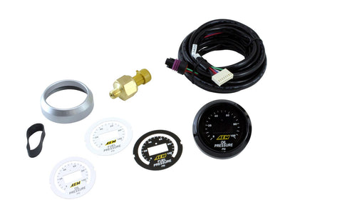 AEM Fuel / Oil Pressure Display Gauge 0-100PSI - 30-4401